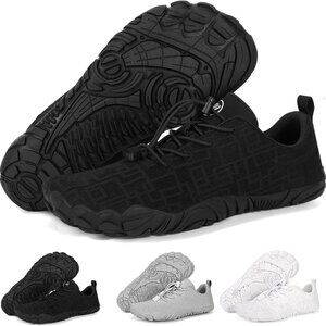 Barefoot Shoes Women Men Wide Toe Box Zero Drop Hiking Beach Grounding Lightweig
